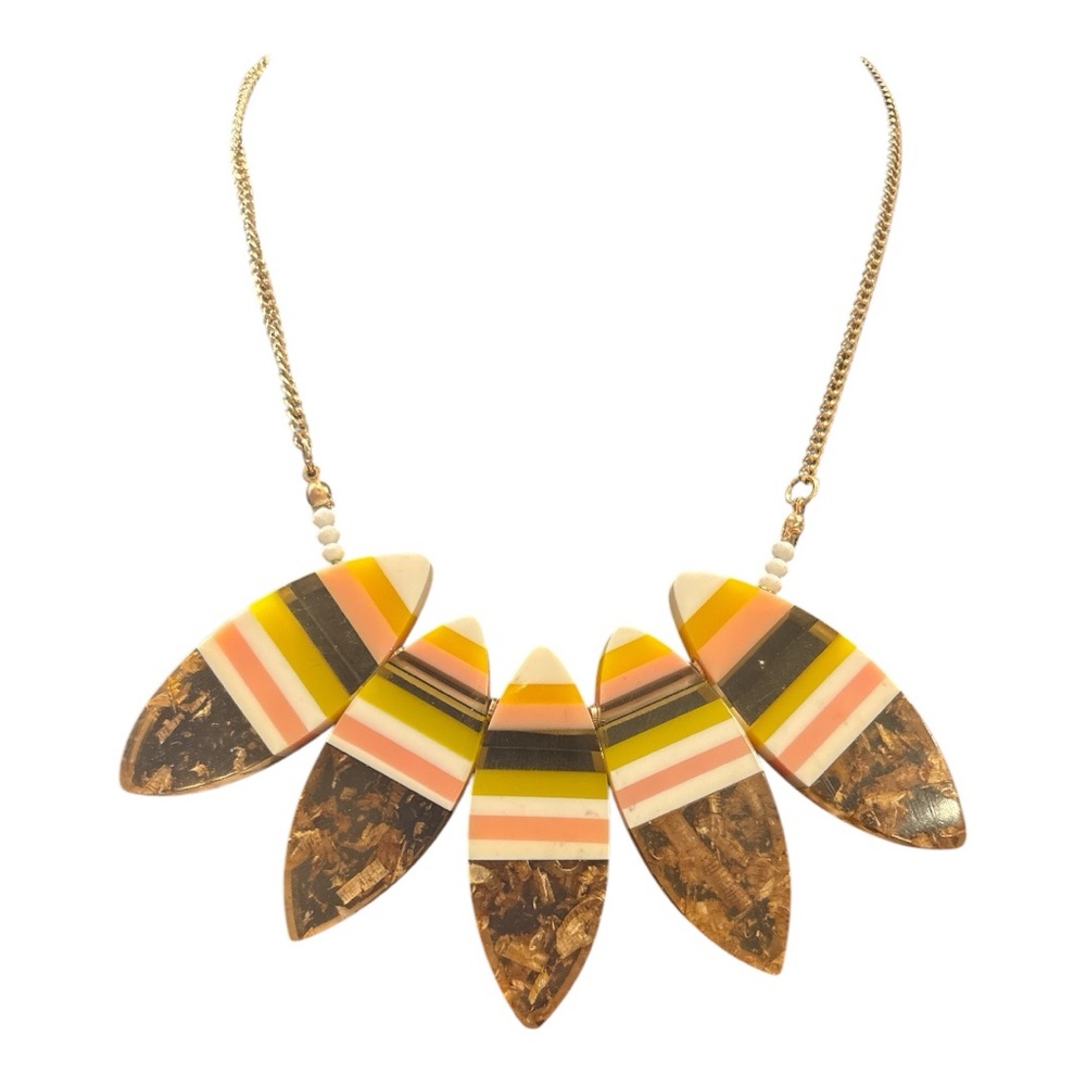 Veronese Epoxy Resin Statement Necklace Funky & chunky  JB2